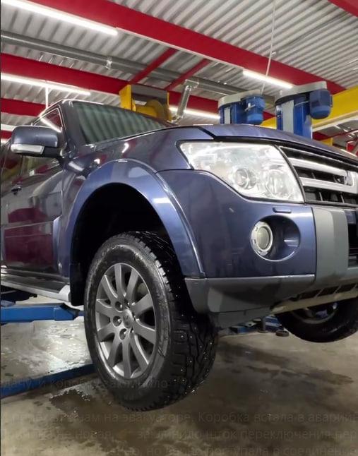 Mitsubishi Pajero IV замена штока переключения передач Митсубиси Паджеро 4