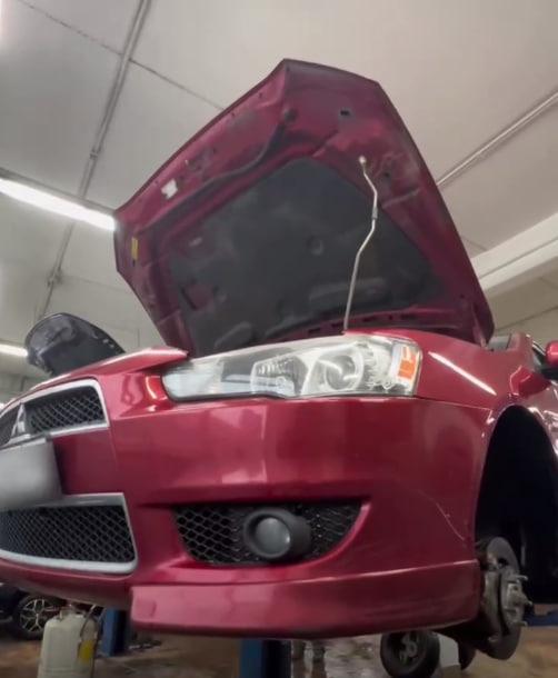 mitsubishi lancer x замена тормозной трубки митсубиси лансер 10